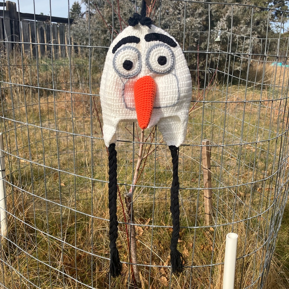 Frozen Olaf the Snowman Knit Hat for Kids